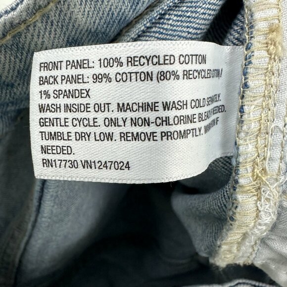 Wild Fable Low Rise Bootcut Button Fly Women's size 8 Light Blue Denim Jeans - Picture 5 of 6